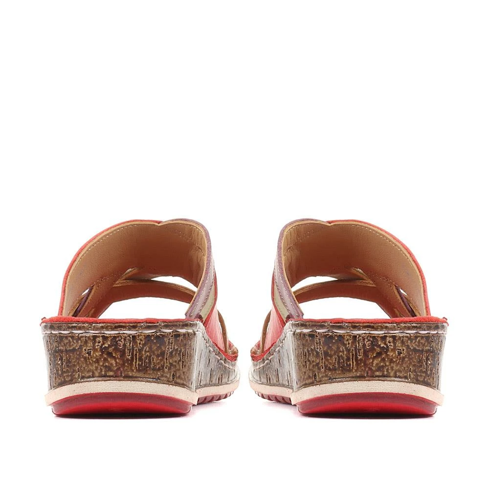 Pavers Leather Mule Sandals - CAY35005 / 321 799 4 Pavers Leather Mule Sandals - CAY35005 / 321 799