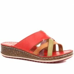 Pavers Leather Mule Sandals - CAY35005 / 321 799