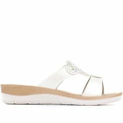 Pavers Wedge Mule Sandals - INB35013 / 321 612