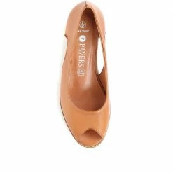 Pavers Leather Wedge Pumps - KAP35007 / 322 220 Shoes