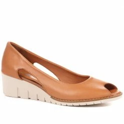 Pavers Leather Wedge Pumps - KAP35007 / 322 220 Shoes
