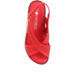 Pavers Leather Slingback Sandals - KAP35011 / 322 211