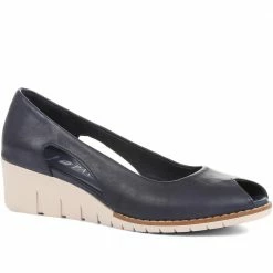 Pavers Leather Wedge Pumps - KAP35007 / 322 220 Shoes
