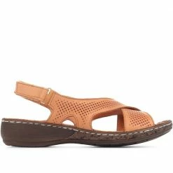 Pavers Leather Slingback Sandals - KAP35011 / 322 211