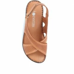 Pavers Leather Slingback Sandals - KAP35011 / 322 211