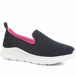 Pavers Wide Fit Memory Foam Trainers - BRK35075 / 322 229