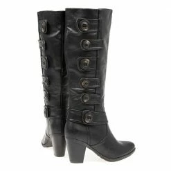 Pavers Mid-Heel Long Boot With Multiple Buttons - ATR1800 / 145 875