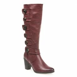 Pavers Mid-Heel Long Boot With Multiple Buttons - ATR1800 / 145 875