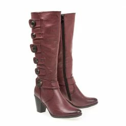 Pavers Mid-Heel Long Boot With Multiple Buttons - ATR1800 / 145 875