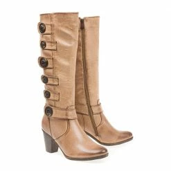 Pavers Mid-Heel Long Boot With Multiple Buttons - ATR1800 / 145 875