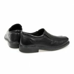 Pavers Wide Fit Leather Slip On Shoes - RAJ1601 / 124 914