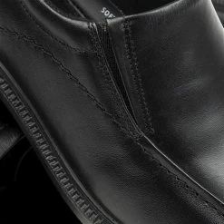 Pavers Wide Fit Leather Slip On Shoes - RAJ1601 / 124 914