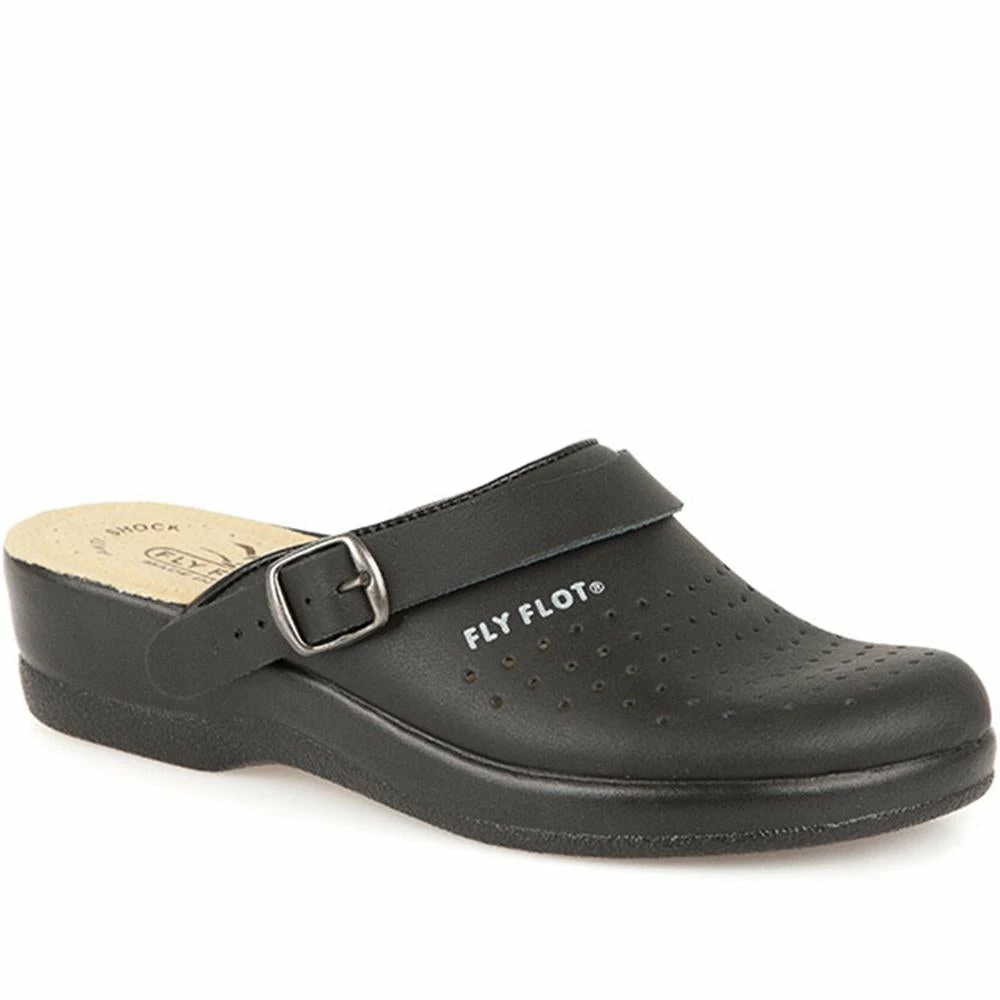 Fly Flot Wide Fit Coated Leather Anatomic Work Clog - FLYCLOG2008 / 301 569 21 Fly Flot Wide Fit Coated Leather Anatomic Work Clog - FLYCLOG2008 / 301 569