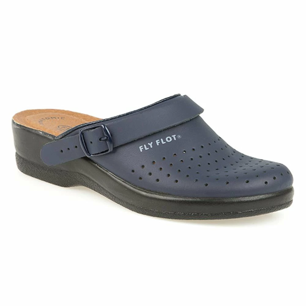 Fly Flot Wide Fit Coated Leather Anatomic Work Clog - FLYCLOG2008 / 301 569 1 Fly Flot Wide Fit Coated Leather Anatomic Work Clog - FLYCLOG2008 / 301 569