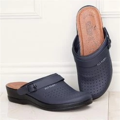 Fly Flot Wide Fit Coated Leather Anatomic Work Clog - FLYCLOG2008 / 301 569 39 Fly Flot Wide Fit Coated Leather Anatomic Work Clog - FLYCLOG2008 / 301 569