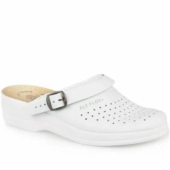 Fly Flot Wide Fit Coated Leather Anatomic Work Clog - FLYCLOG2008 / 301 569 31 Fly Flot Wide Fit Coated Leather Anatomic Work Clog - FLYCLOG2008 / 301 569