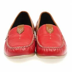 Pavers Leather Moccasin With Contrasting Trim - KEMP1752 / 126 432 26 Pavers Leather Moccasin With Contrasting Trim - KEMP1752 / 126 432