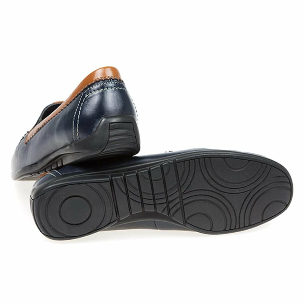 Pavers Leather Moccasin With Contrasting Trim - KEMP1752 / 126 432 12 Pavers Leather Moccasin With Contrasting Trim - KEMP1752 / 126 432