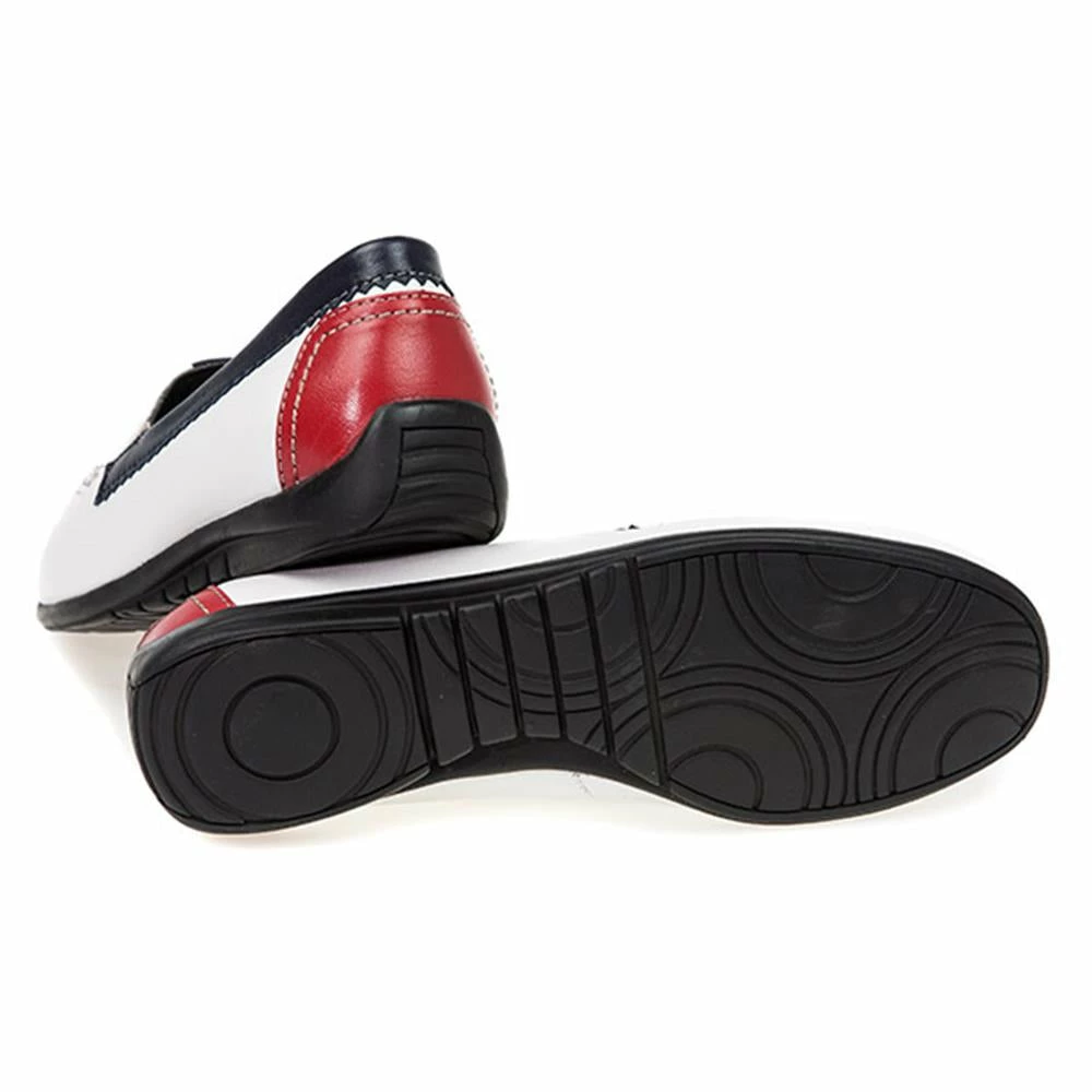 Pavers Leather Moccasin With Contrasting Trim - KEMP1752 / 126 432 17 Pavers Leather Moccasin With Contrasting Trim - KEMP1752 / 126 432