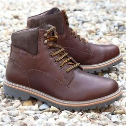 Pavers Wide Fit Leather Lace Up Boots - SHAFI2205 / 306 368 Casual