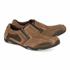 Pavers Men's Brown Leather Slip On Shoe - SHI2303 / 307 381 / 307 381 Shoes