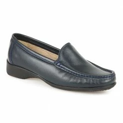 Pavers Shoes Wide Fit Leather Loafer - CONT2400 / 309 091