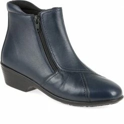 Pavers Wide Fit Leather Ladies Ankle Boot - HSKEMP1811 / 146 311