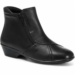 Pavers Wide Fit Leather Ladies Ankle Boot - HSKEMP1811 / 146 311 114 Pavers Wide Fit Leather Ladies Ankle Boot - HSKEMP1811 / 146 311