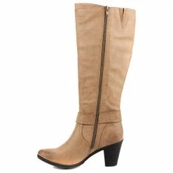 Pavers Knee High Boot With Button Detail - WBINS2226 / 306 616