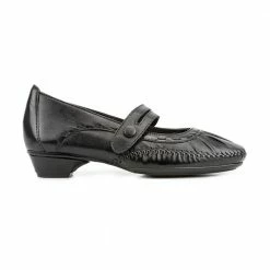 Pavers Leather Mary Jane With Stitch Detailing. - NAP1402 / 123 751