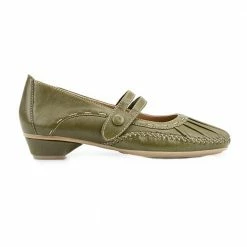Pavers Leather Mary Jane With Stitch Detailing. - NAP1402 / 123 751