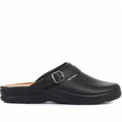 Fly Flot Wide Fit Anatomic Leather Work Clogs - FLYCLOG2010 / 301 573