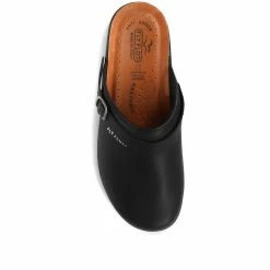 Fly Flot Wide Fit Anatomic Leather Work Clogs - FLYCLOG2010 / 301 573