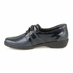 Fly Flot Wide Fit Leather Shoe With Lace Up - CALFLY1204 / 134 150