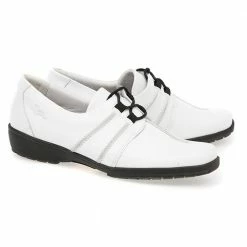 Fly Flot Wide Fit Leather Shoe With Lace Up - CALFLY1204 / 134 150