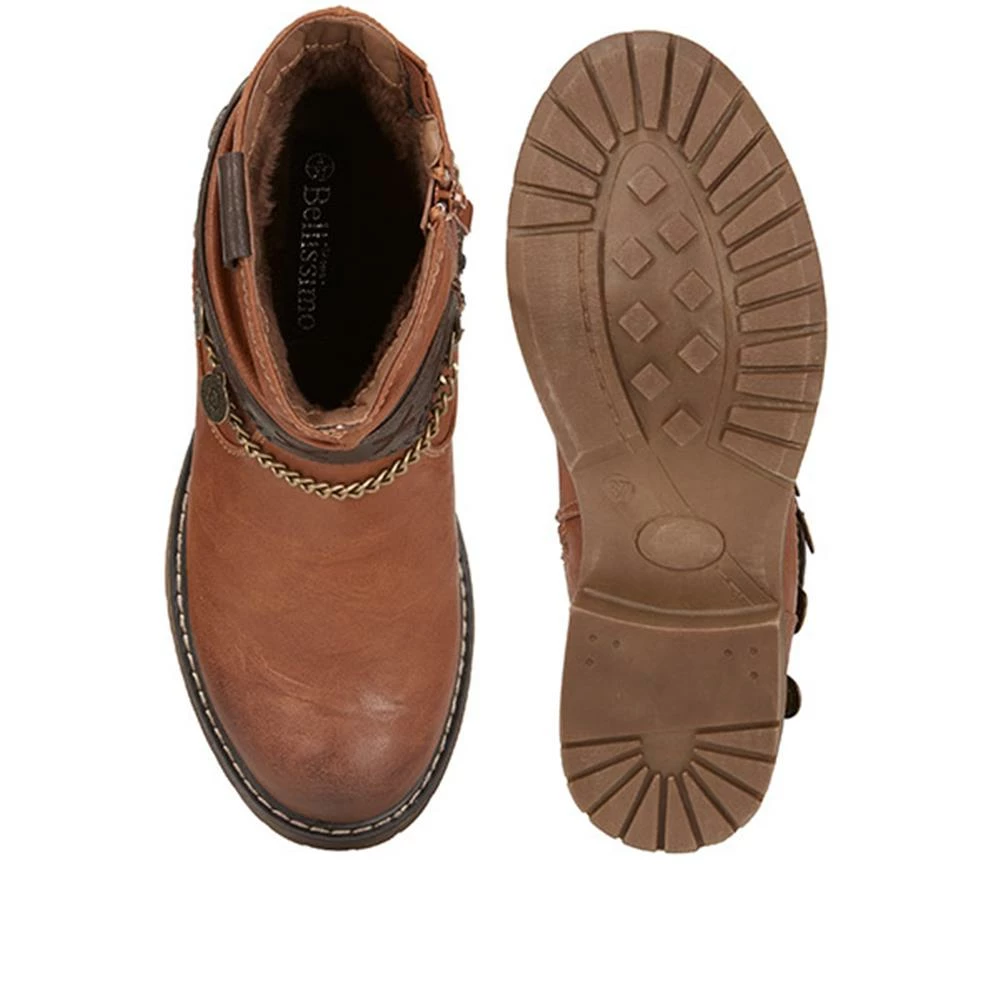 Bellissimo Zipped Ankle Boot - BELWOIL26005 / 310 408 7 Bellissimo Zipped Ankle Boot - BELWOIL26005 / 310 408