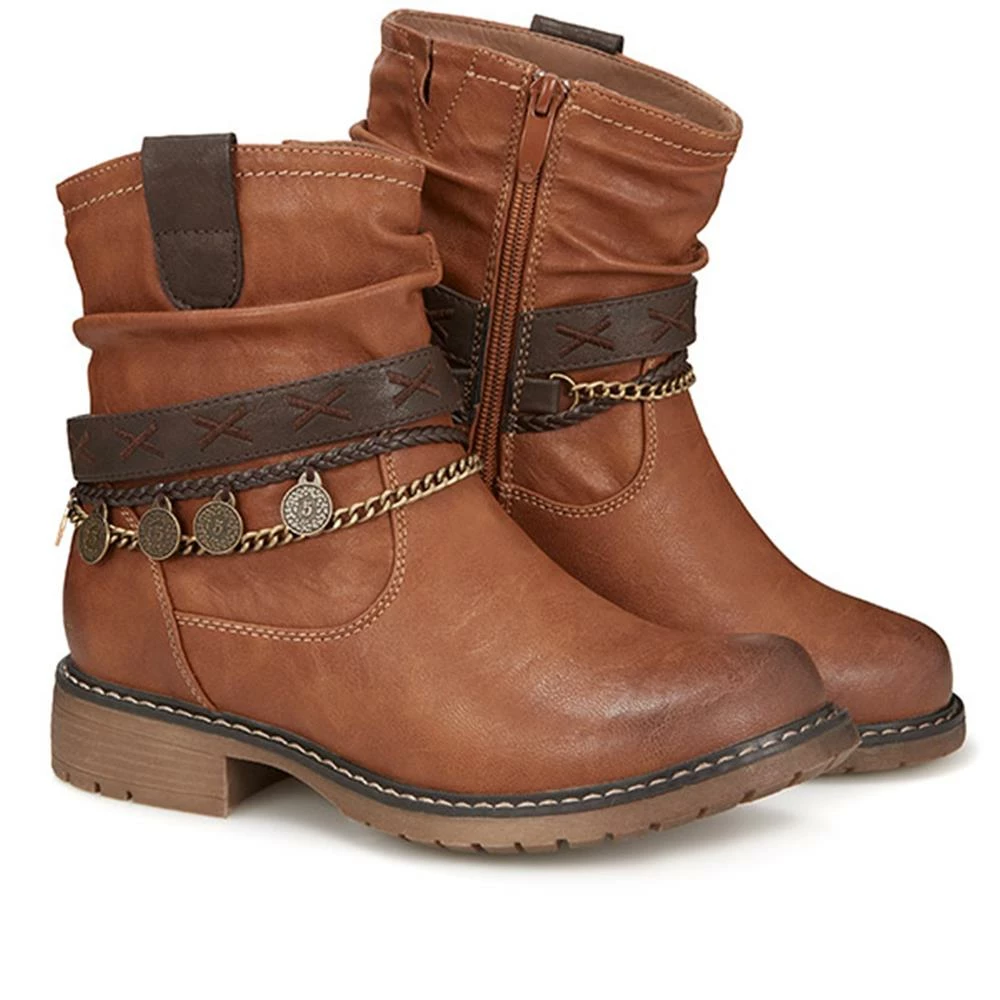 Bellissimo Zipped Ankle Boot - BELWOIL26005 / 310 408 20 Bellissimo Zipped Ankle Boot - BELWOIL26005 / 310 408