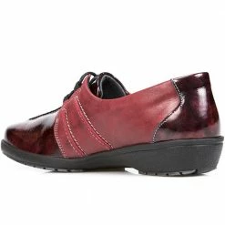 Fly Flot Wide Fit Leather Shoe With Lace Up - CALFLY1204 / 134 150