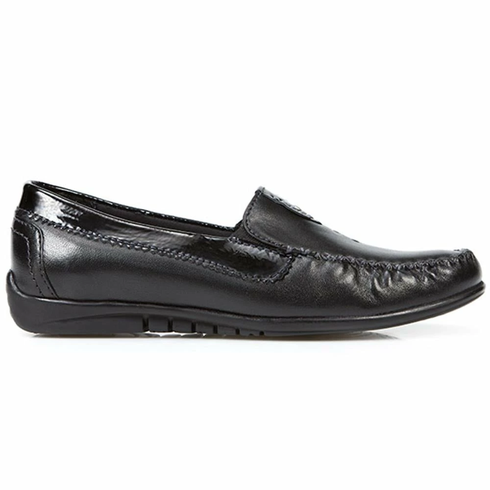Pavers Leather Moccasin With Contrasting Trim - KEMP1752 / 126 432 18 Pavers Leather Moccasin With Contrasting Trim - KEMP1752 / 126 432