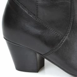 Pavers Leather Wide Leg Knee Boot - CONC26003 / 310 488 Wide Fit