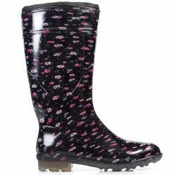 Pavers Boots Floral Patent Wellies - GG26002 / 311 349