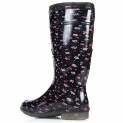 Pavers Boots Floral Patent Wellies - GG26002 / 311 349