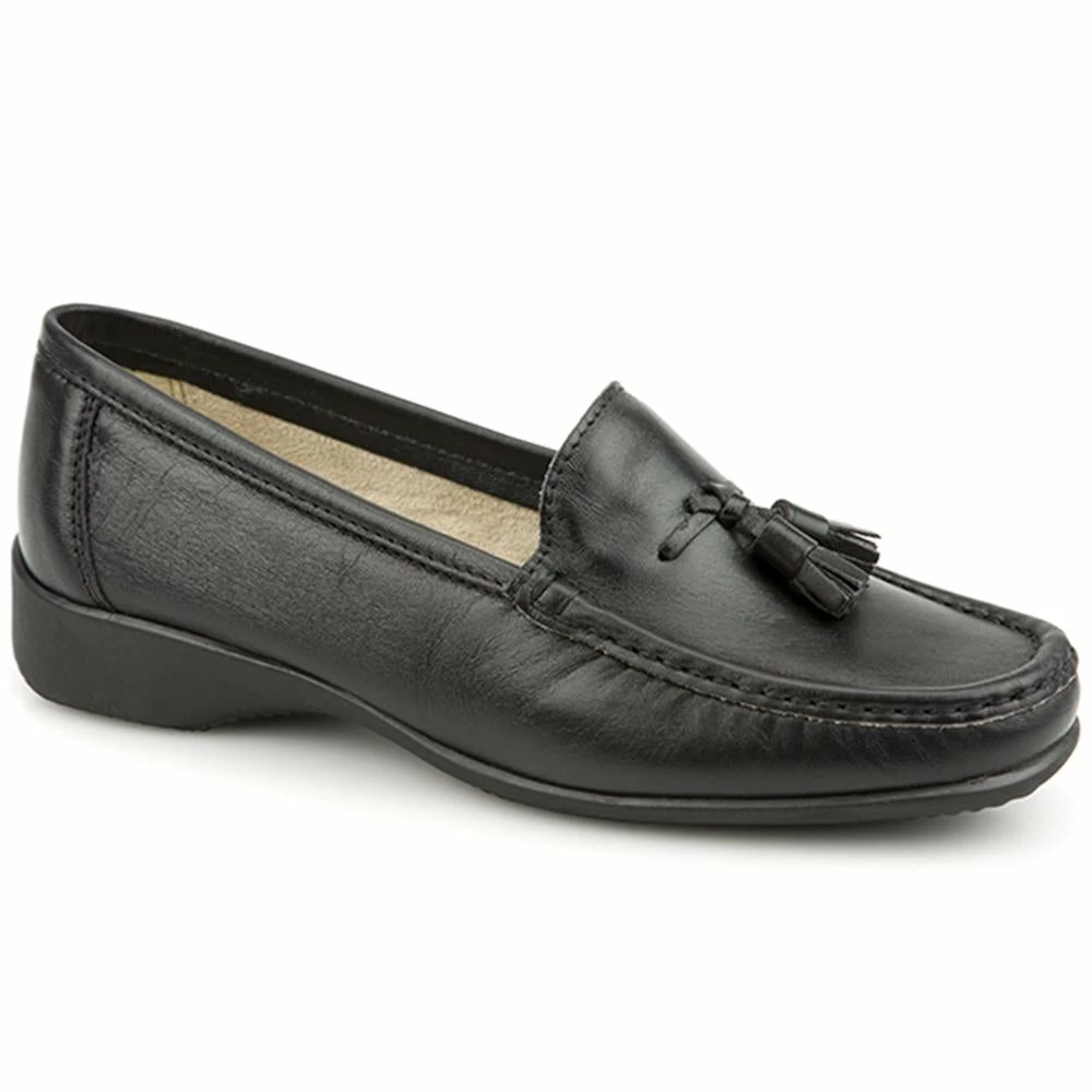 Pavers Shoes Wide Fit Leather Loafer With Tassel - CONT25000 / 309 198 2 Pavers Shoes Wide Fit Leather Loafer With Tassel - CONT25000 / 309 198