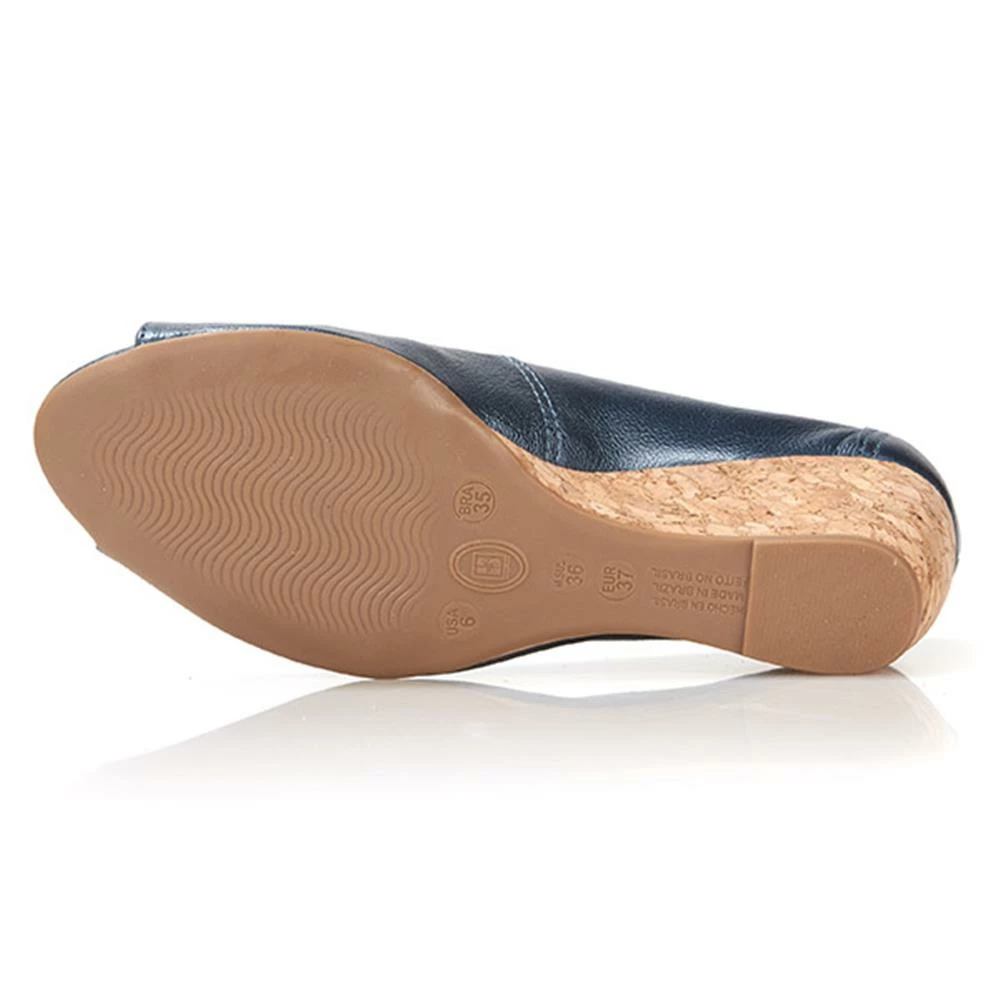 Bellissimo Shoes Leather Peep-Toe Wedge - BELBOT27000 / 311 659 6 Bellissimo Shoes Leather Peep-Toe Wedge - BELBOT27000 / 311 659