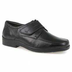 Pavers Wide Fit One-Touch Leather Shoes - KAMP1906 / 301 198
