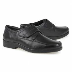 Pavers Wide Fit One-Touch Leather Shoes - KAMP1906 / 301 198