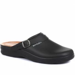 Fly Flot Wide Fit Anatomic Leather Work Clogs - FLYCLOG2010 / 301 573