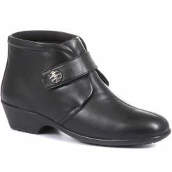 Pavers Wide Fit Leather Ankle Boots - KF28026 / 313 332