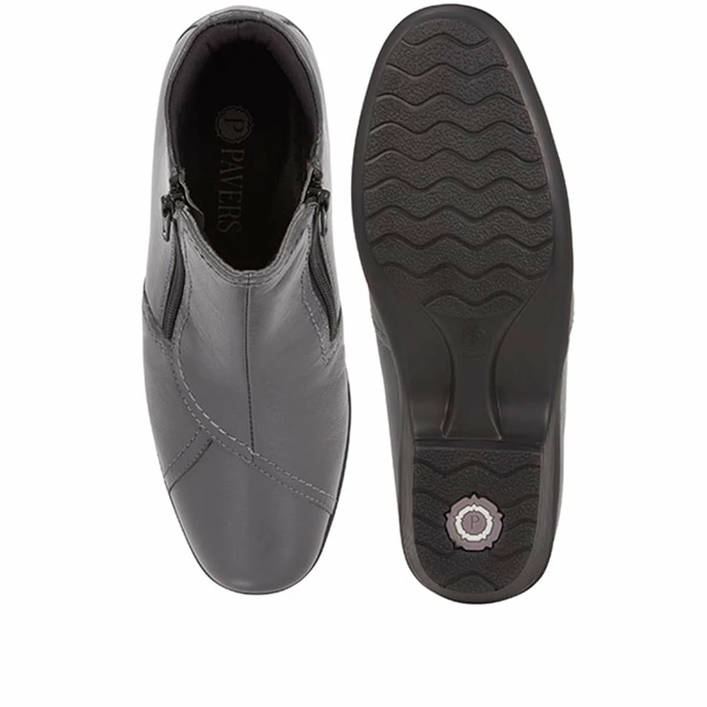 Pavers Wide Fit Leather Ladies Ankle Boot - HSKEMP1811 / 146 311 43 Pavers Wide Fit Leather Ladies Ankle Boot - HSKEMP1811 / 146 311