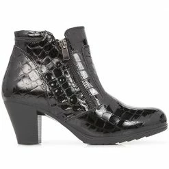 Kinloch Boots Patent Ankle Boot - VED28504 / 313 889